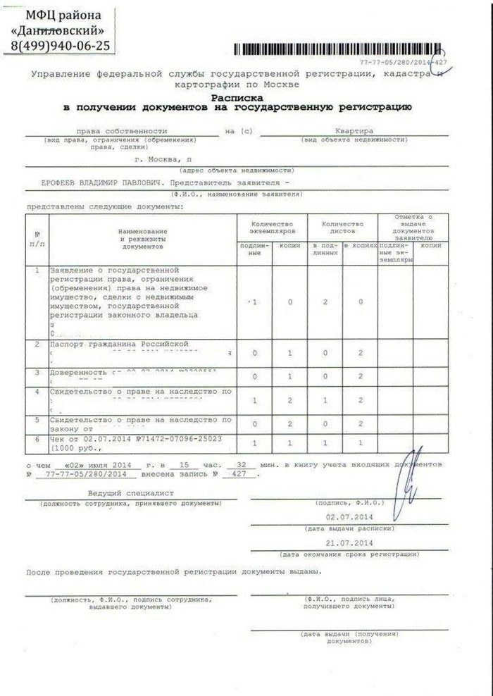 Оформить дарственную на комнату в коммунальной квартире между близкими родственниками в мфц